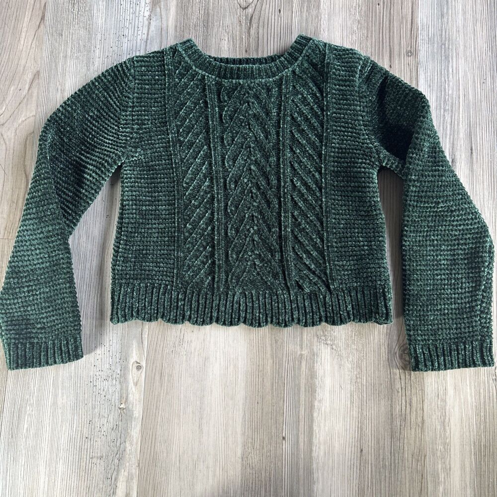 Tommy Bahama Chenille Scalloped Hem Holiday Sweater Size 5-6